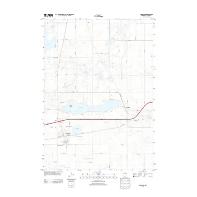 2013 Map of Sherburn, 2013 Print