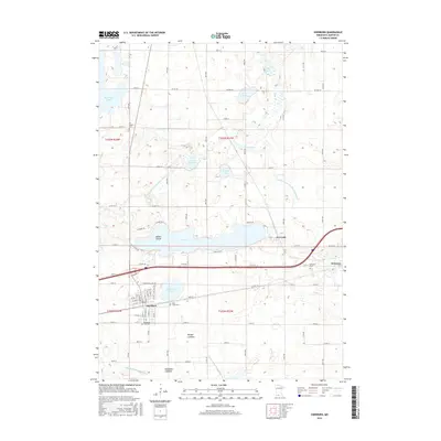 2016 Map of Sherburn, 2016 Print