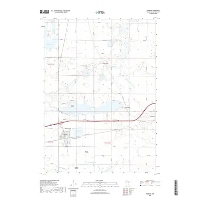 2019 Map of Sherburn, 2019 Print