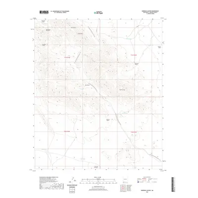 2020 Map of Sheridan Canyon, 2020 Print