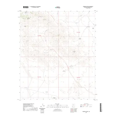 2023 Map of Sheridan Canyon, 2023 Print