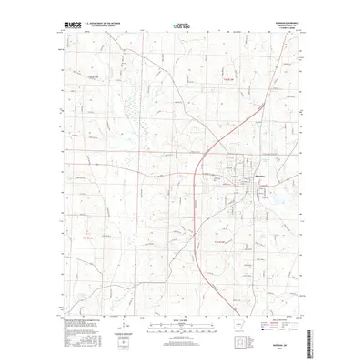 2017 Map of Sheridan, 2017 Print