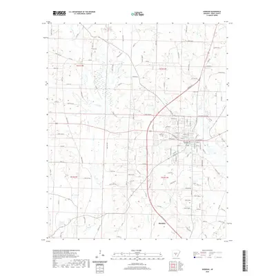 2020 Map of Sheridan, 2020 Print