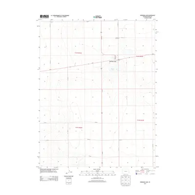 2013 Map of Sheridan Lake, 2013 Print