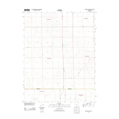 2013 Map of Sheridan Lake SE, 2013 Print