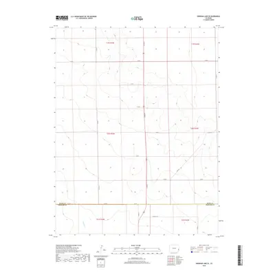 2019 Map of Sheridan Lake SE, 2019 Print