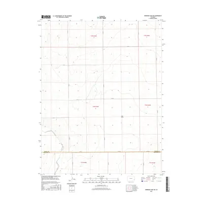 2016 Map of Sheridan Lake SW, 2016 Print