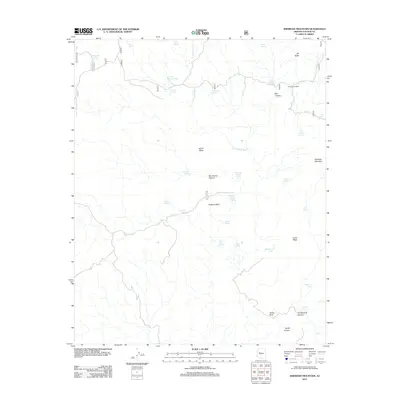 2012 Map of Sheridan Mountain, 2012 Print