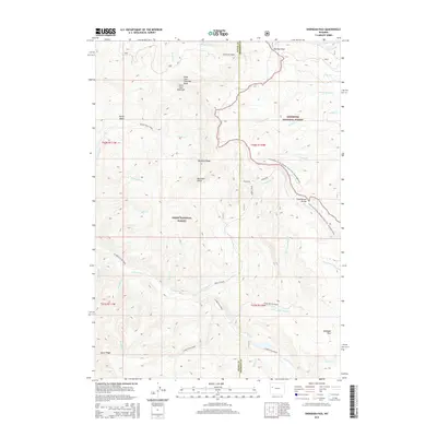 2015 Map of Sheridan Pass, 2015 Print