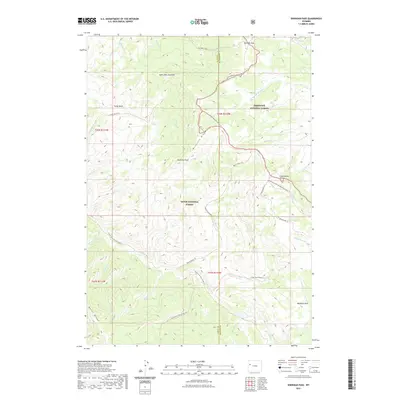 2021 Map of Sheridan Pass, 2021 Print