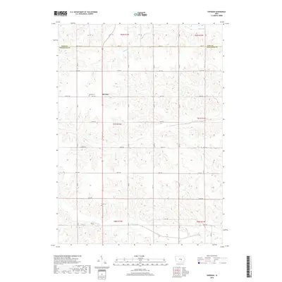 2018 Map of Sheridan, 2018 Print