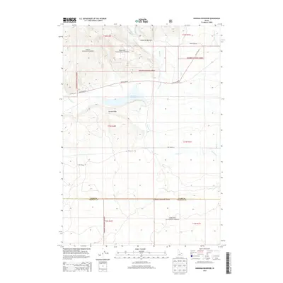 2013 Map of Sheridan Reservoir, 2013 Print