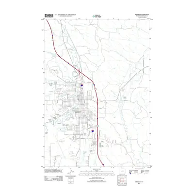2012 Map of Sheridan, 2012 Print