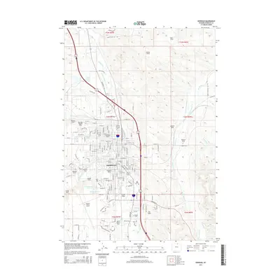 2015 Map of Sheridan, 2015 Print