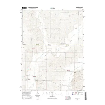 2014 Map of Sheridan, 2014 Print
