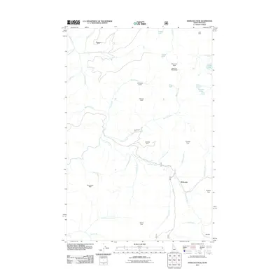 2011 Map of Sherlock Peak, 2011 Print