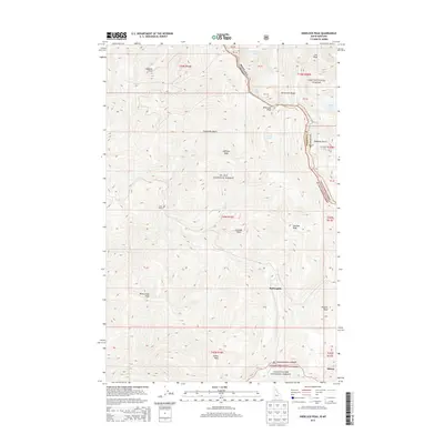 2013 Map of Sherlock Peak, 2013 Print