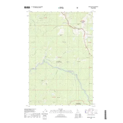2020 Map of Sherlock Peak, 2020 Print