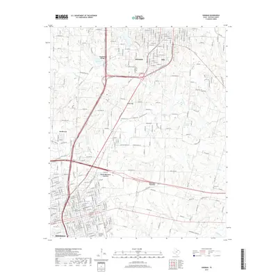 2019 Map of Sherman, 2019 Print