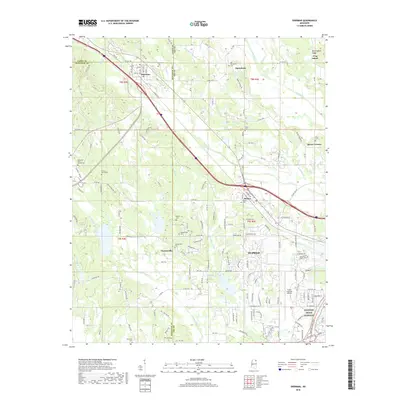 2018 Map of Sherman, 2018 Print