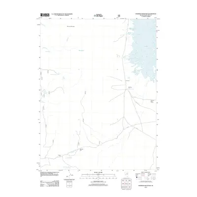 2012 Map of Sherman Mountain, 2012 Print