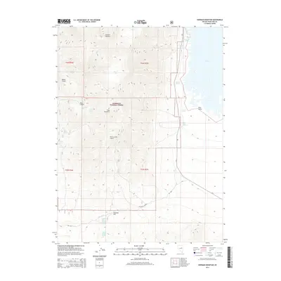 2014 Map of Sherman Mountain, 2014 Print