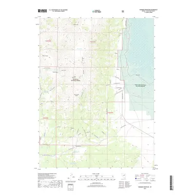 2018 Map of Sherman Mountain, 2018 Print