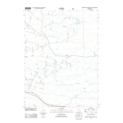 2012 Map of Sherman Mountains East, 2012 Print