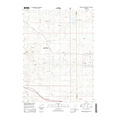 2015 Map of Sherman Mountains East, 2015 Print