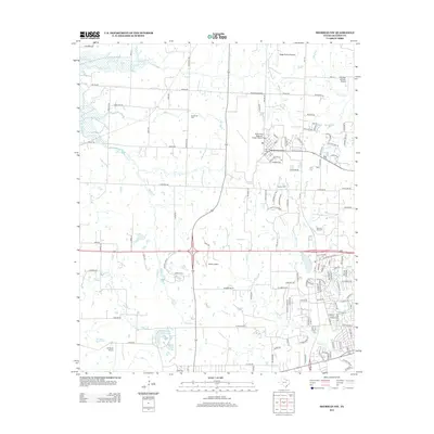 2013 Map of Sherman NW, 2013 Print