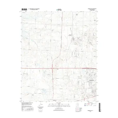 2016 Map of Sherman NW, 2016 Print