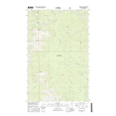 2017 Map of Sherman Peak, 2017 Print