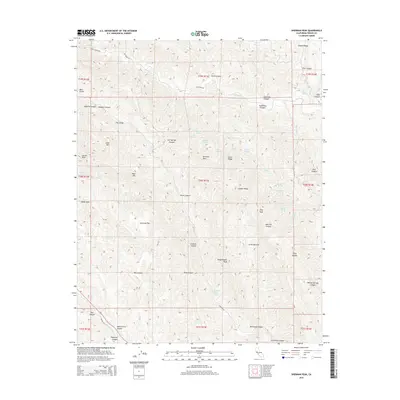 2015 Map of Sherman Peak, 2015 Print