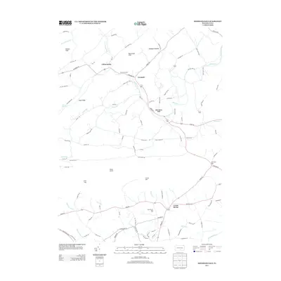 2013 Map of Shermans Dale, 2013 Print