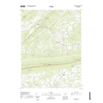 2019 Map of Shermans Dale, 2019 Print