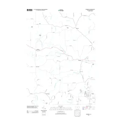 2013 Map of Sherrill, 2013 Print