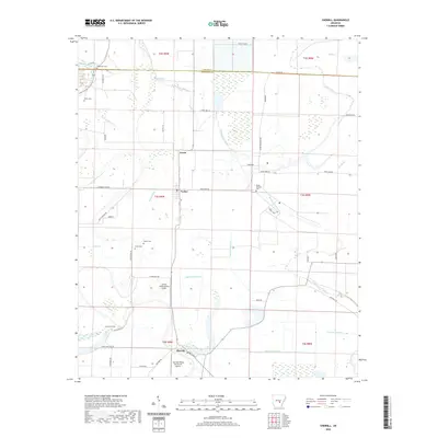 2020 Map of Sherrill, 2020 Print