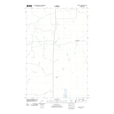 2010 Map of Sherry Lake, 2010 Print