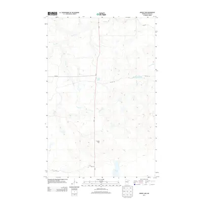 2013 Map of Sherry Lake, 2013 Print