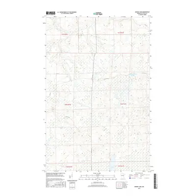 2016 Map of Sherry Lake, 2016 Print