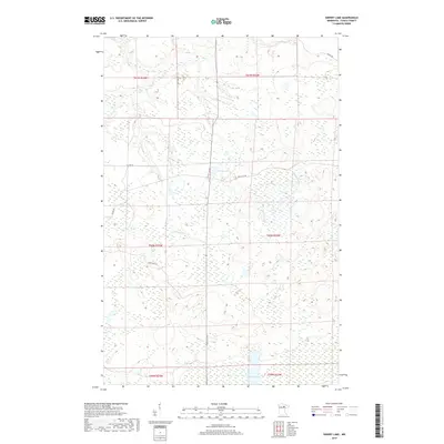 2019 Map of Sherry Lake, 2019 Print