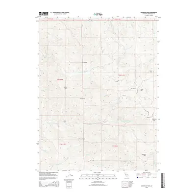 2015 Map of Sherwood Peak, 2015 Print