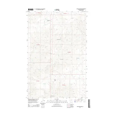 2014 Map of Shetland Divide, 2014 Print