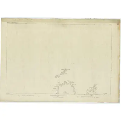1878 Map of Shetland, Sheet I, 1880 Print