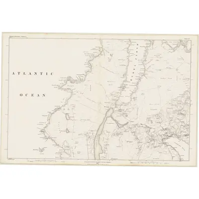 1878 Map of Shetland, Sheet II, 1882 Print