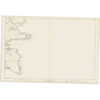 1877 Map of Shetland, Sheet III, 1882 Print