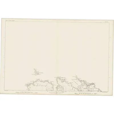 1877 Map of Shetland, Sheet IV, 1882 Print