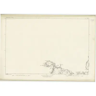 1878 Map of Shetland, Sheet IX, 1881 Print