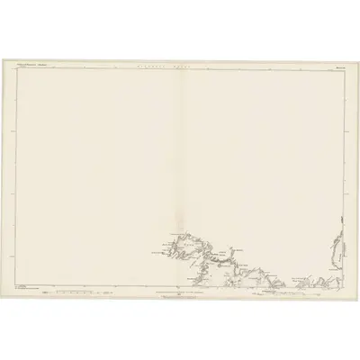 1878 Map of Shetland, Sheet IX, 1881 Print