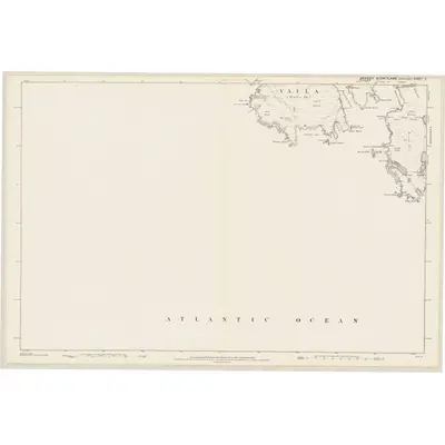 1878 Map of Shetland, Sheet L, 1880 Print